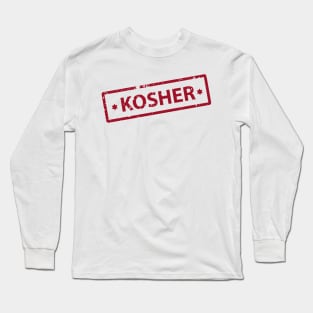 Kosher Stamp Long Sleeve T-Shirt